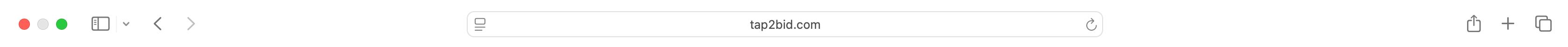 Browser top bar